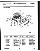 Broiler drawer parts