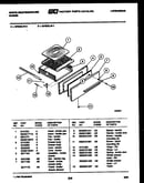 Broiler drawer parts
