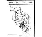 White-Westinghouse RC141MCV0 cabinet parts diagram