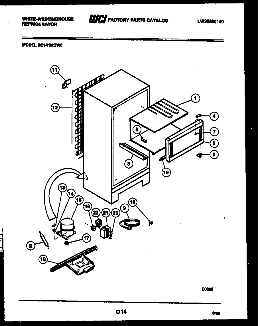 System and automatic defrost parts