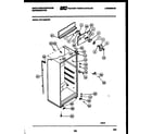 White-Westinghouse PRT154MCD0 cabinet parts diagram