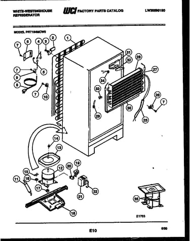 System and automatic defrost parts
