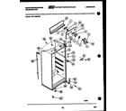 White-Westinghouse PRT173MCH0 cabinet parts diagram