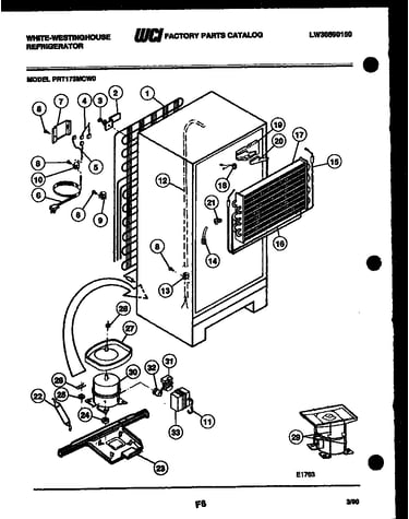 System and automatic defrost parts