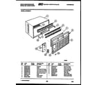 White-Westinghouse AS182N2K1 cabinet parts diagram