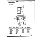 White-Westinghouse AS182N2K1 cabinet and installation parts diagram