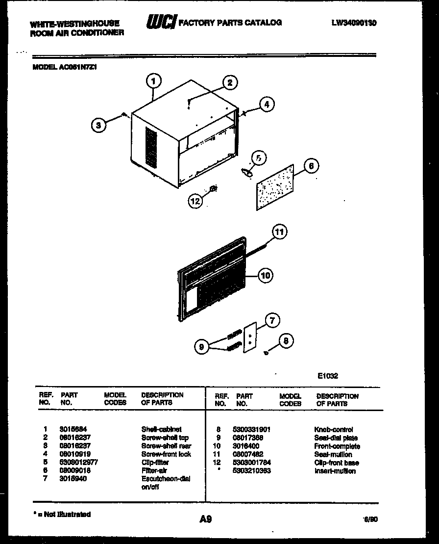 CABINET PARTS