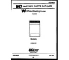 White-Westinghouse LC550LXW1  diagram