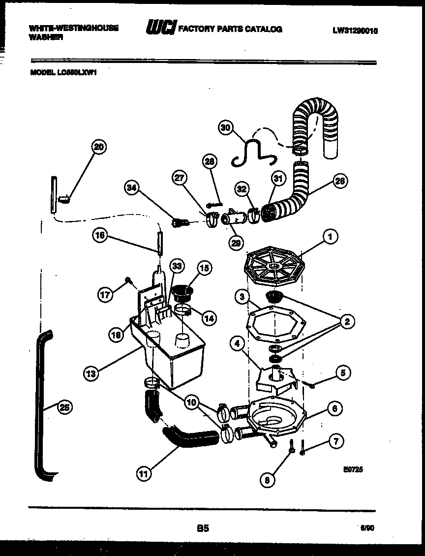 Drain and recirculate parts