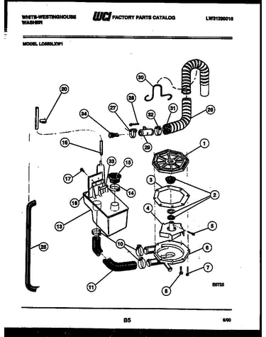 Drain and recirculate parts