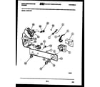 White-Westinghouse LC550LXW1 console and control parts diagram
