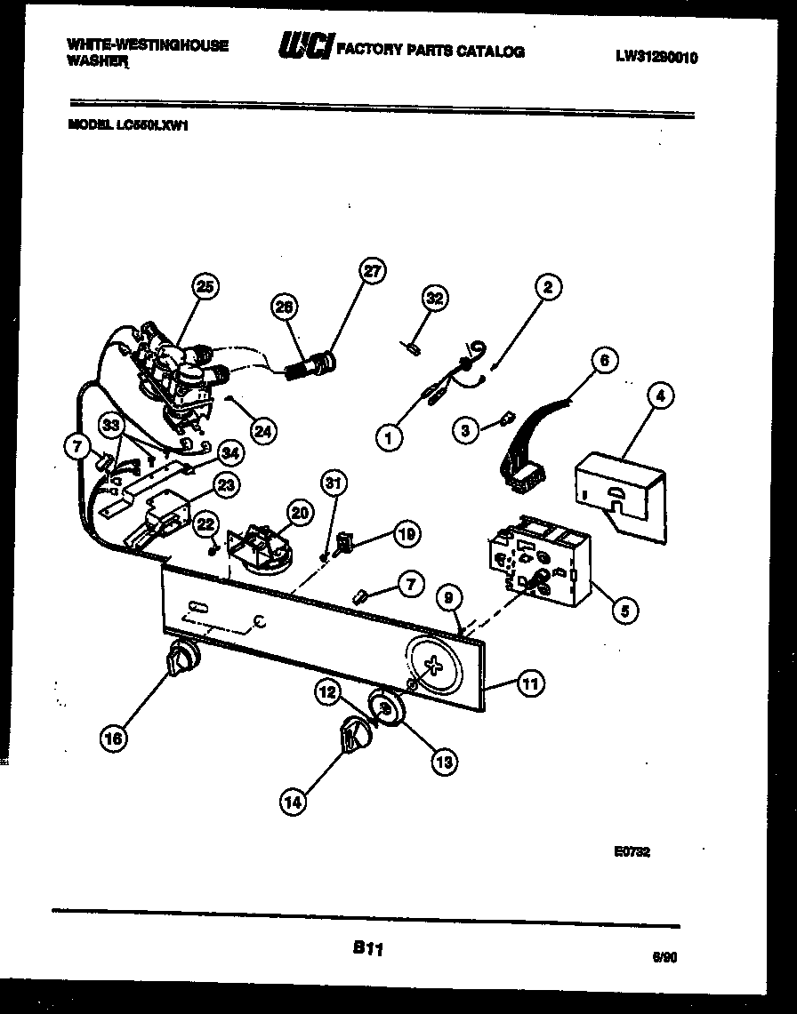 Console and control parts