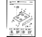 White-Westinghouse GF300NW1 cooktop parts diagram