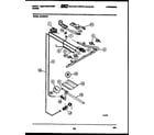White-Westinghouse GF300NW1 burner, manifold and gas control diagram
