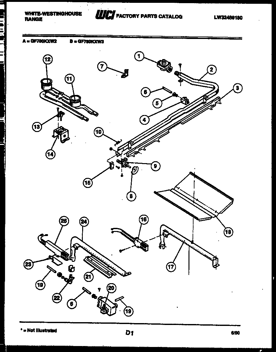 BURNER, MANIFOLD AND GAS CONTROL