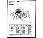 White-Westinghouse GF600HXD3 broiler drawer parts diagram