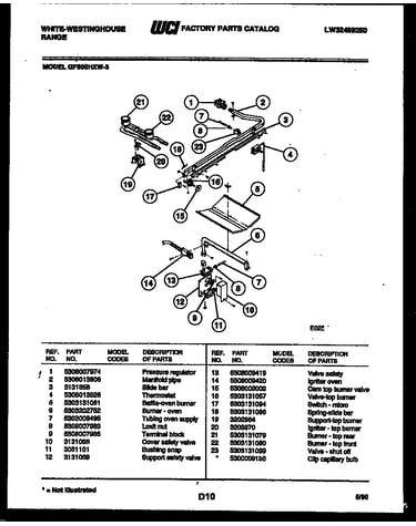 Burner, manifold and gas control