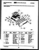 Broiler drawer parts