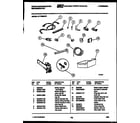 White-Westinghouse RT175MCD1 ice maker installation parts diagram