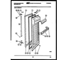 White-Westinghouse RS220MCH1 refrigerator door parts diagram
