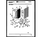 White-Westinghouse RS220MCD1 system and automatic defrost parts diagram