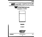 White-Westinghouse RT196MCH1 cover page diagram