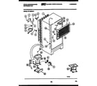 White-Westinghouse RT199MCF1 system and automatic defrost parts diagram