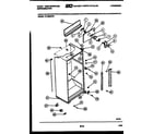 White-Westinghouse RT195MCW1 cabinet parts diagram
