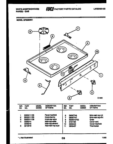 Cooktop parts