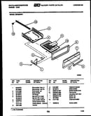 Broiler drawer parts