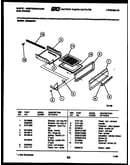 Broiler drawer parts