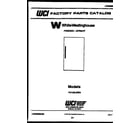 White-Westinghouse FU134LRW4  diagram