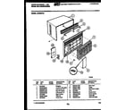 White-Westinghouse AC086N7A1 cabinet parts diagram