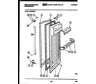 White-Westinghouse RS220MCW0 refrigerator door parts diagram