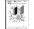 White-Westinghouse RS220MCD0 system and automatic defrost parts diagram