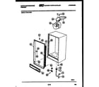 White-Westinghouse FU161LRW4 cabinet parts diagram