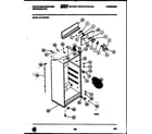 White-Westinghouse RT174NCH0 cabinet parts diagram