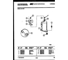 White-Westinghouse AH117N2T1 compressor parts diagram