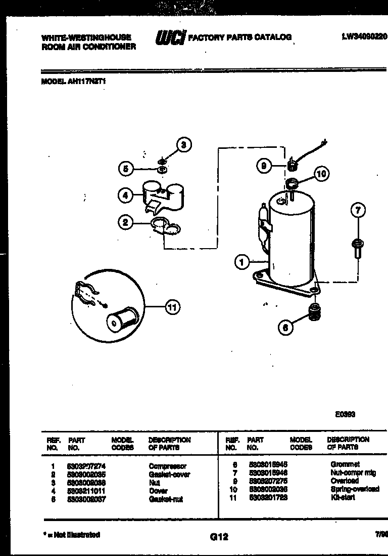 Compressor parts