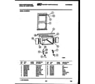 White-Westinghouse AS18EN2K1 cabinet and installation parts diagram