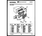 White-Westinghouse AS189N2K1 cabinet parts diagram