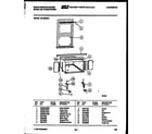 White-Westinghouse AS189N2K1 cabinet and installation parts diagram