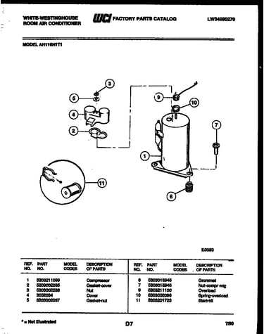 Compressor parts