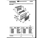 White-Westinghouse AH066N7T1 cabinet parts diagram