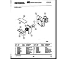 White-Westinghouse AL125N1A1 air handling parts diagram