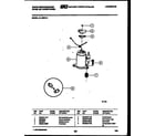 White-Westinghouse AL125N1A1 compressor parts diagram