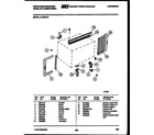 White-Westinghouse AL125N1A1 cabinet and installation parts diagram