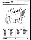 Cabinet and installation parts