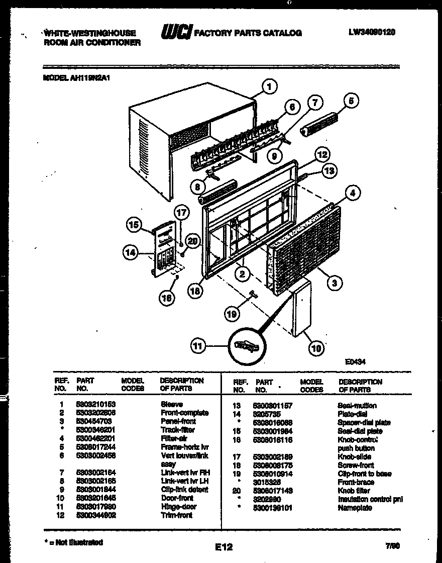 Cabinet parts