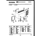 White-Westinghouse AL106N1A2 cabinet and installation parts diagram